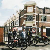 Outside the Spring Road factory, May 2005