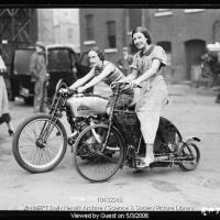 V-twin from 1935 at rear